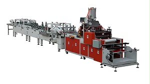Curtain Packages boxes making machine
