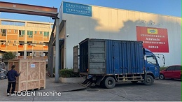 pvc pet cylinder pasting machine to India 20251222